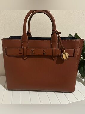 Fossil Gilmore Carry All EUC Brown Leather Tote